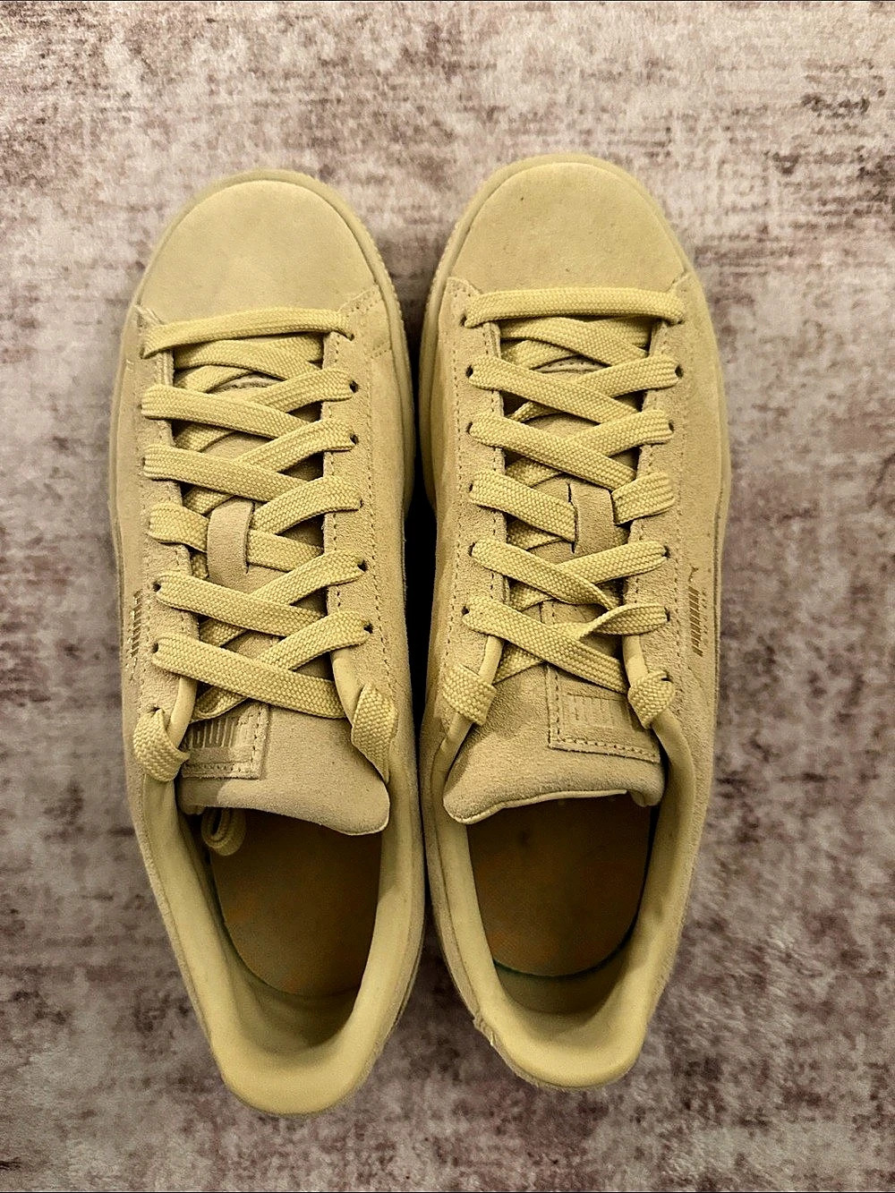 PUMA Suede Classic Yellow Sneakers